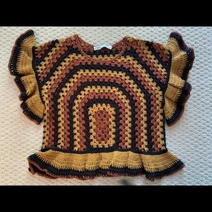 Crochet top by Zara